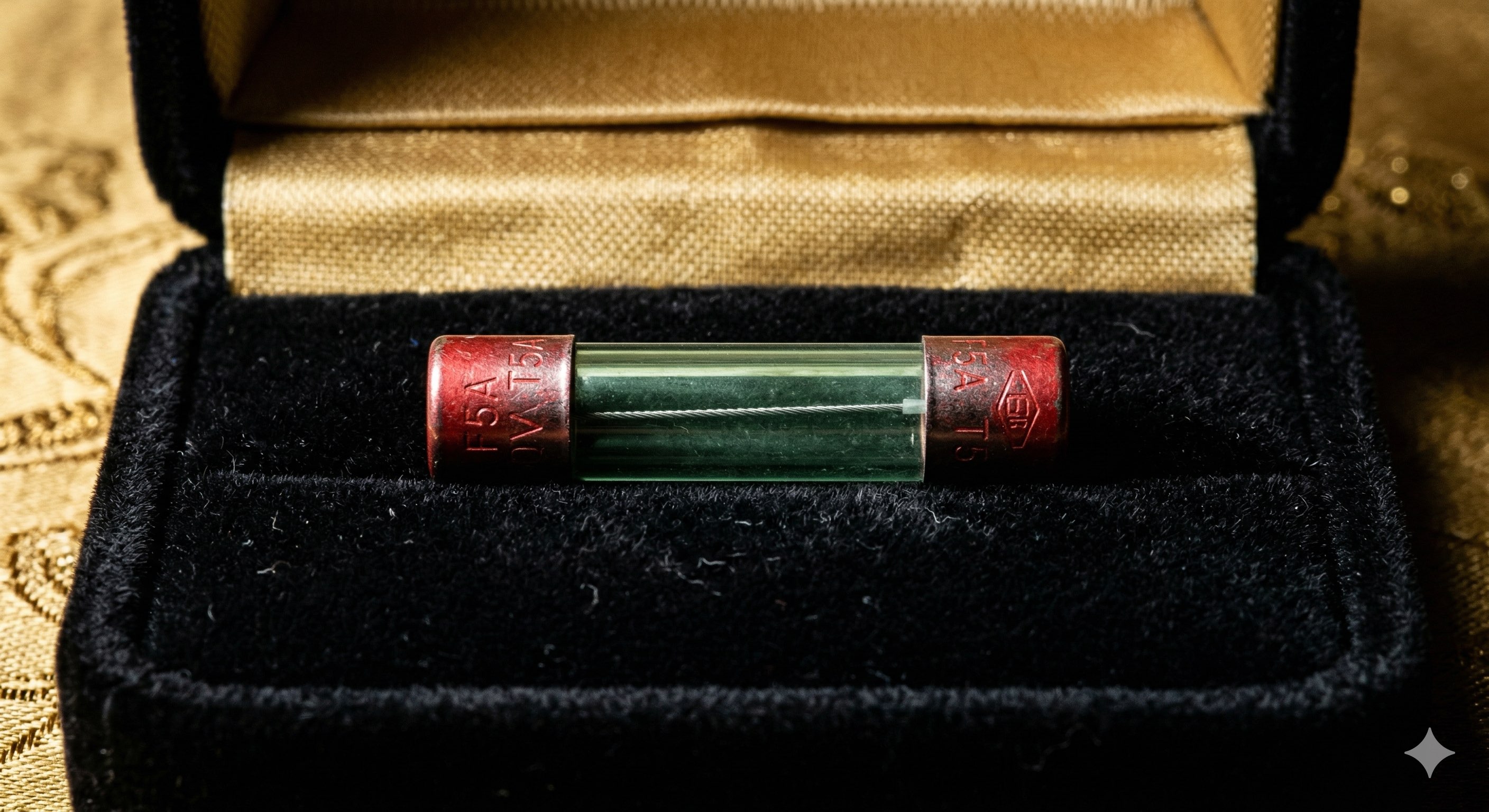 Fusible Olymp Krypto dans son écrin velours noir